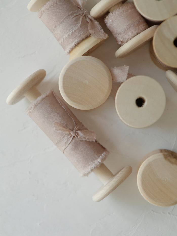 Neutral Silk Ribbons