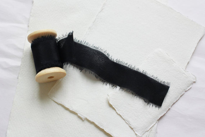 Black Silk Ribbons