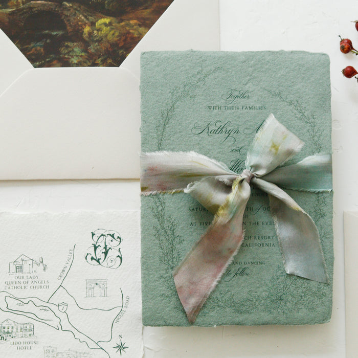 Variegated silk ribbon -'' Renaissance I''